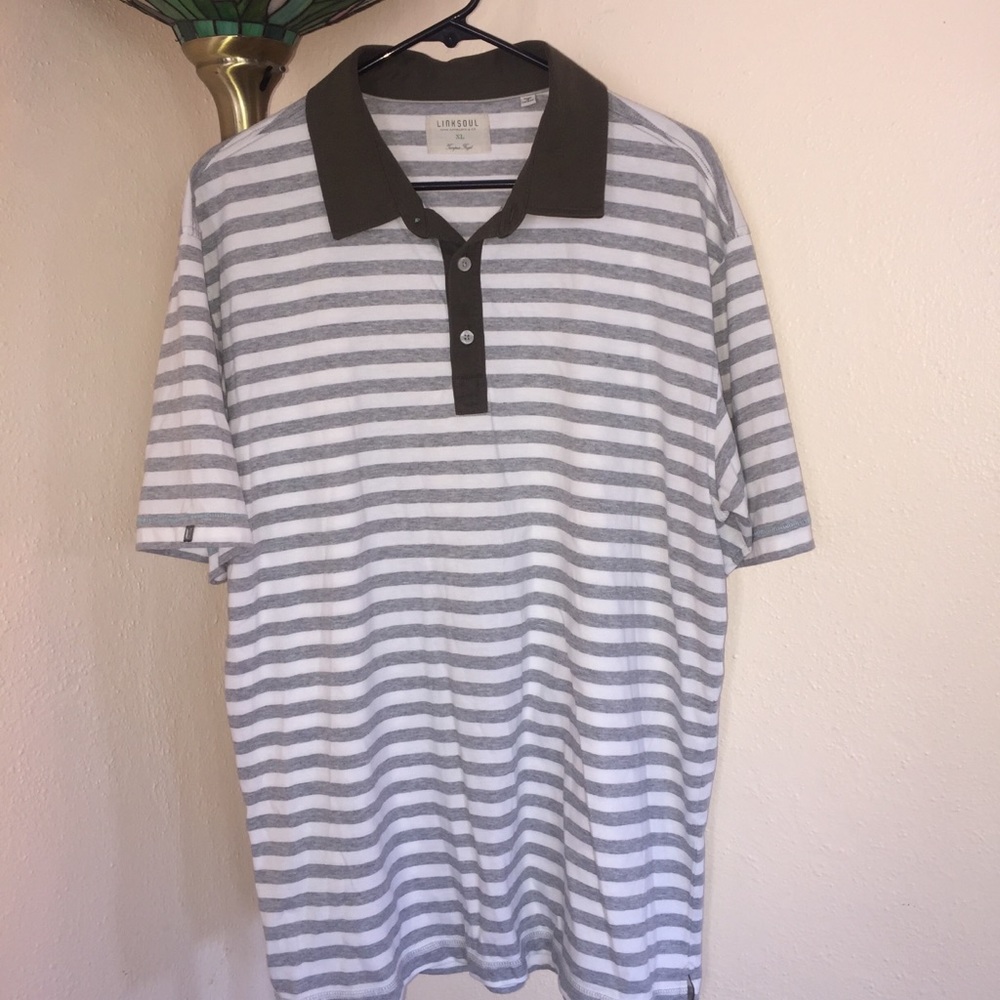 Men's LINKSOUL GOLF CASUAL POLO SHIRT SZ XL